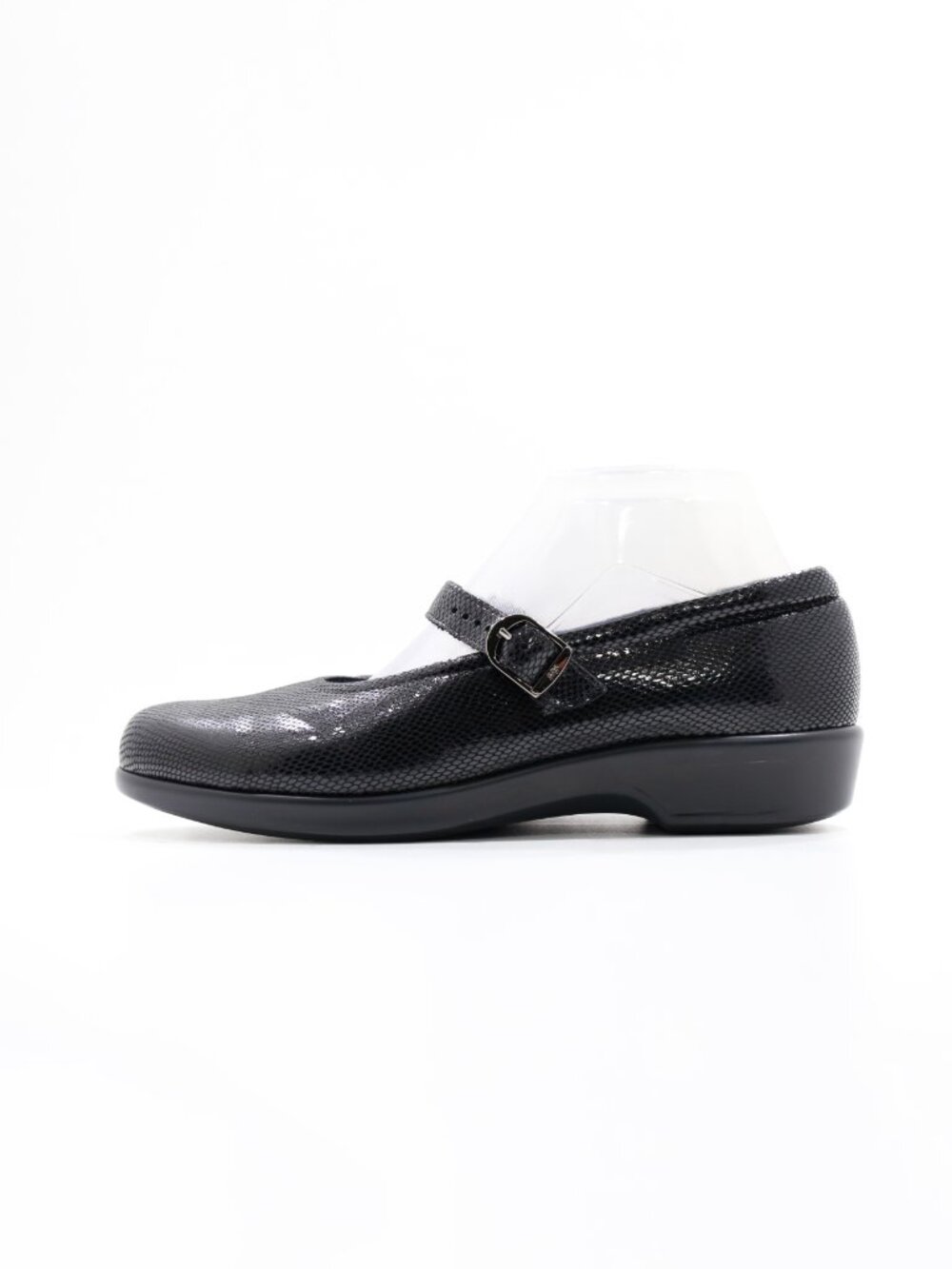 SAS Tripad Maria Black Patent Leather Comfort Mary Jane Flats - 9 N Narrow